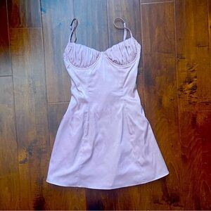 Tiger Mist Elsie Dress in dusty pink